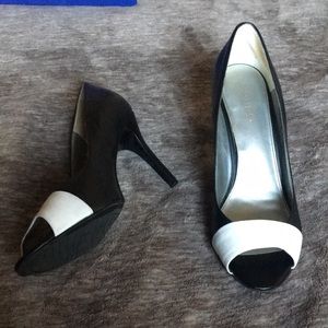 Maripe Peep-Toe Heels
